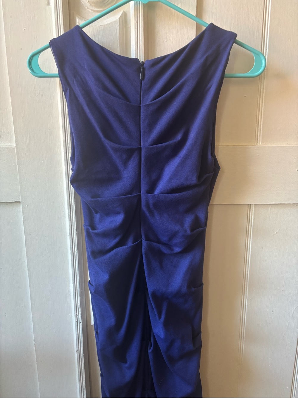 Nicole Miller Artelier Sleeveless Navy Bodycon Dress - Picture 5 of 7